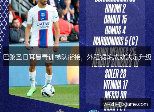 巴黎圣日耳曼青训梯队衔接，外租锻炼成效决定升级